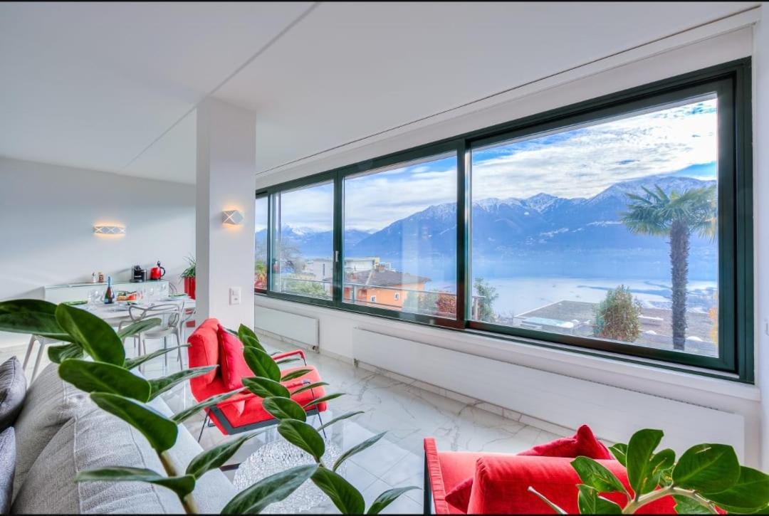 Appartamento Incantevole Con Vista Lago Strepitosa Orselina Экстерьер фото